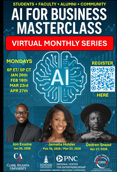 AI for Business Masterclass flyer