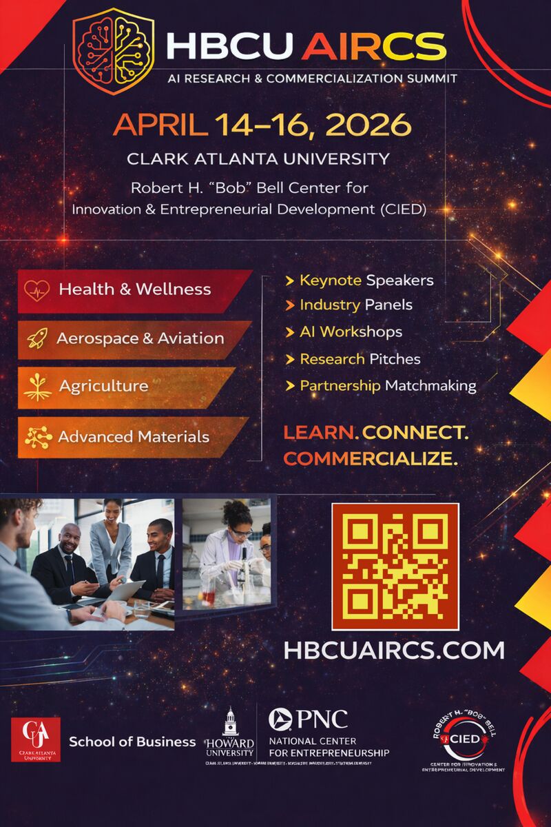 HBCU AI Research and Commercialization Summit flyer